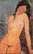Amedeo Modigliani Sitzender weiblicher Akt oil painting artist